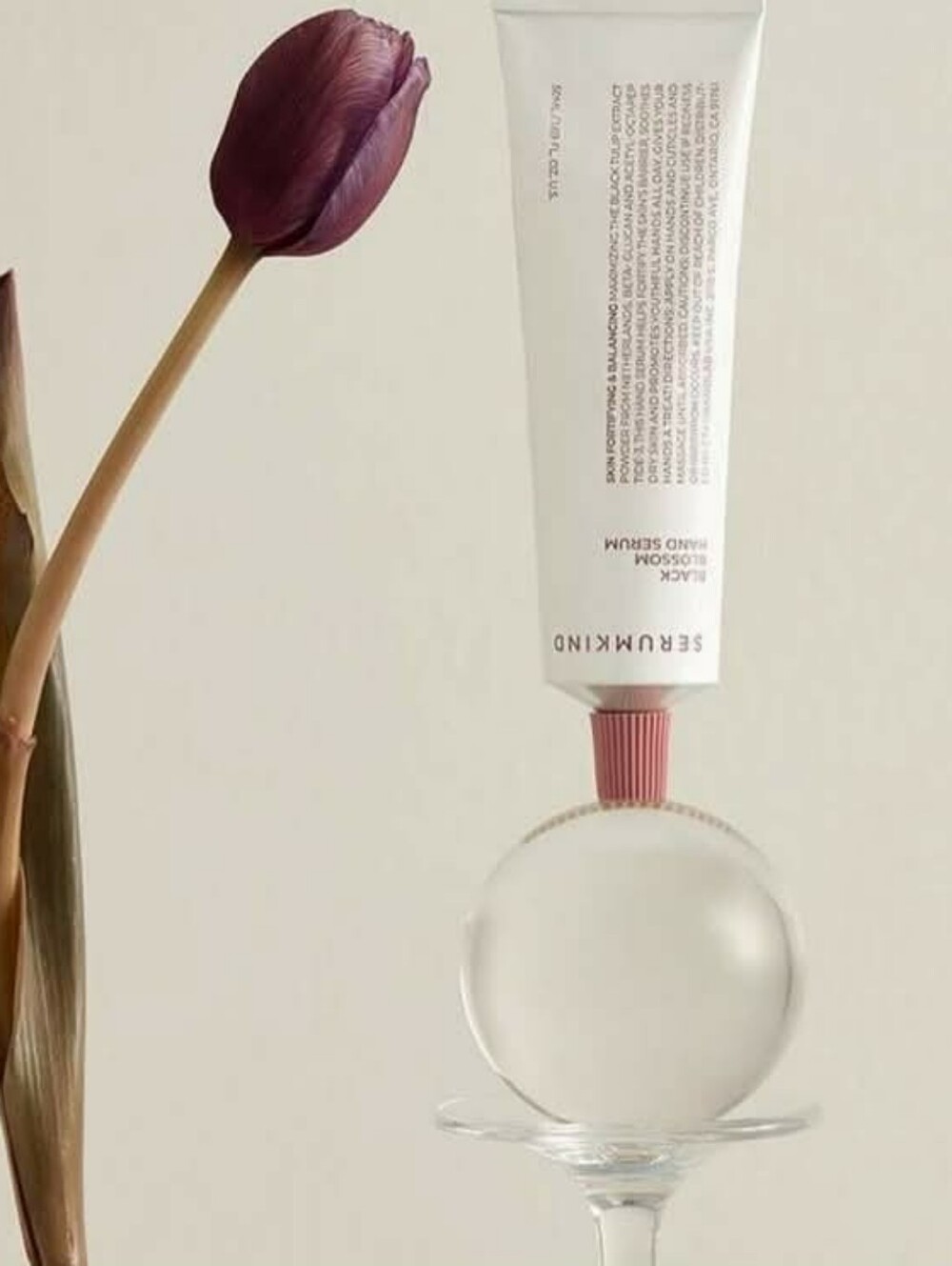 SERUMKIND Black Tulip Blossom Hand Cream Serum Luxury K Beauty 50ml *BNIB!